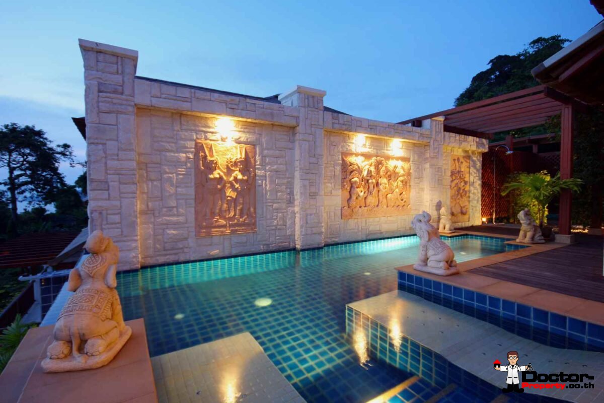 Magnificent 3 Bedroom Sea View Villa - L´Orchidee Residences - Patong Beach - Phuket West - for sale